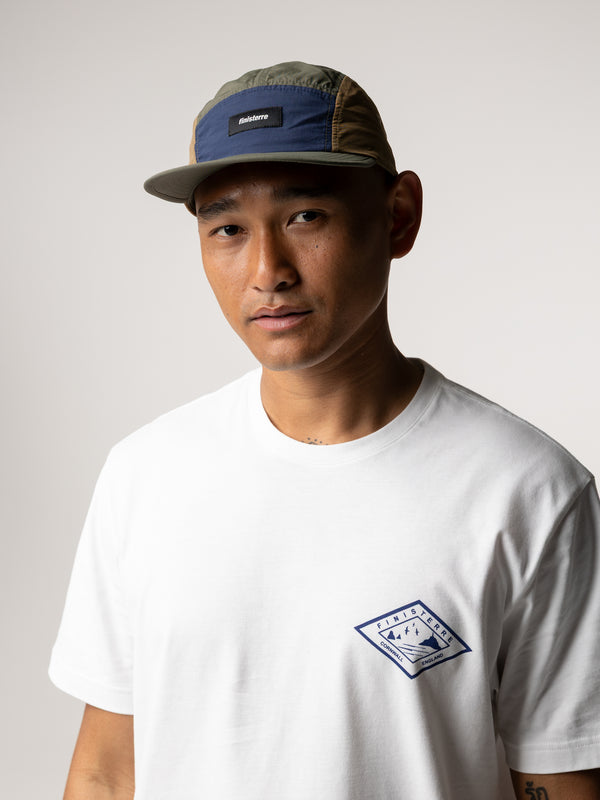 Finisterre Men's Diamond Logo T-Shirt White