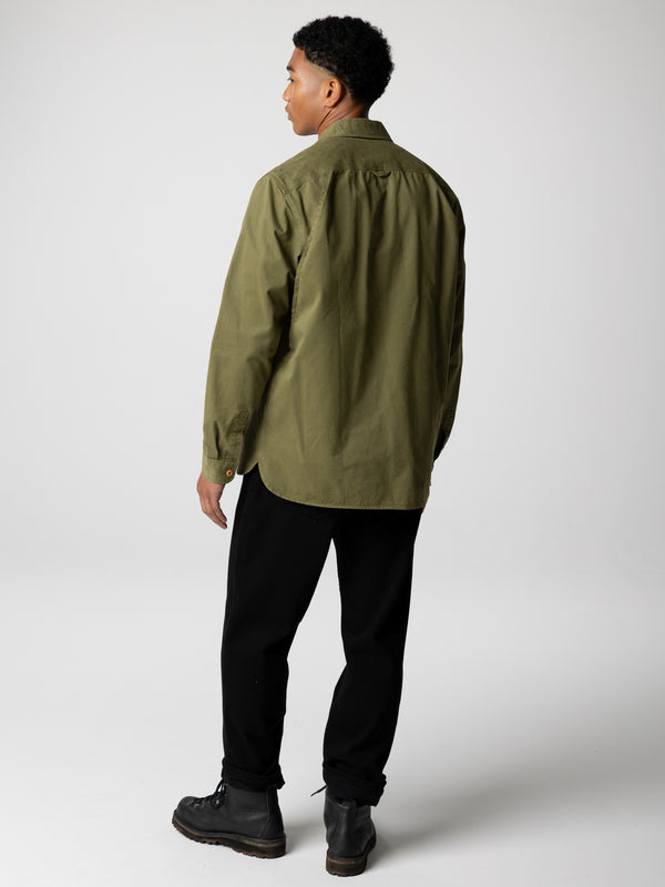 Finisterre Men's Eddystone Shirt Seagrass
