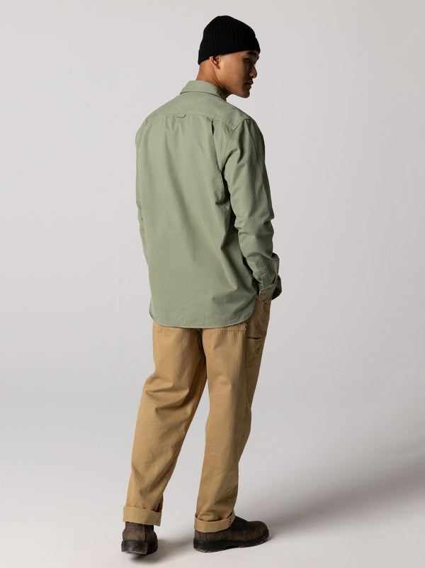 Finisterre Men's Eddystone Shirt Wild Sage