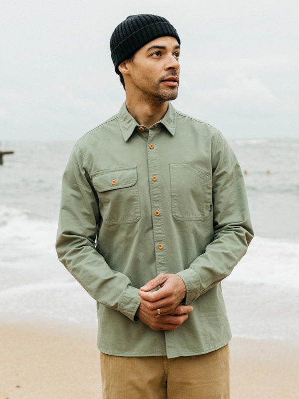 finisterre Men's Eddystone Shirt Wild Sage