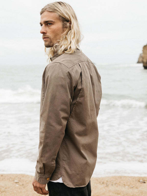 Finisterre Men's Eddystone Shirt Woodsmoke