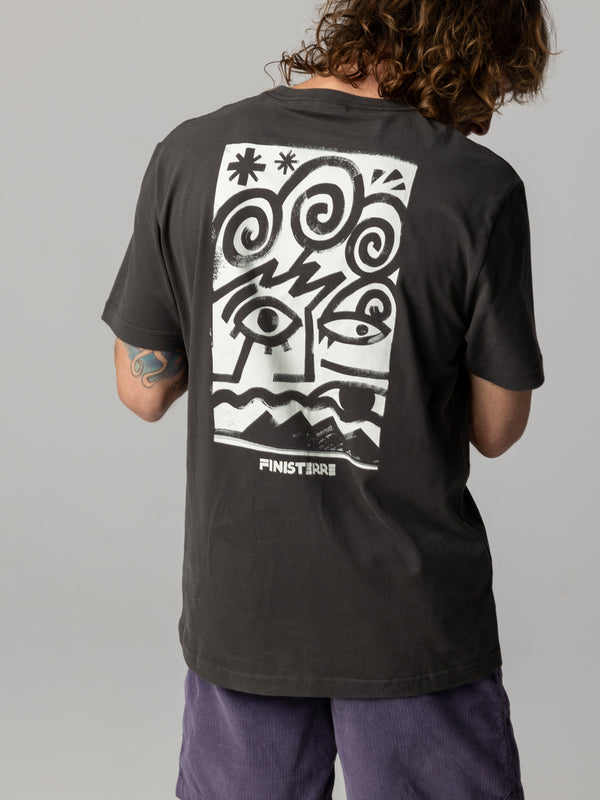 Finisterre Men's Factory Surf T-Shirt Raven