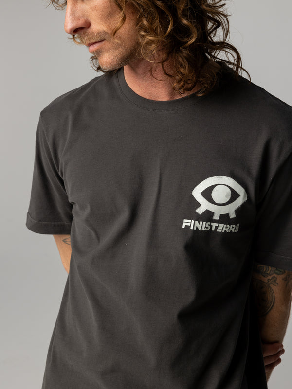 Finisterre Men's Factory Surf T-Shirt Raven