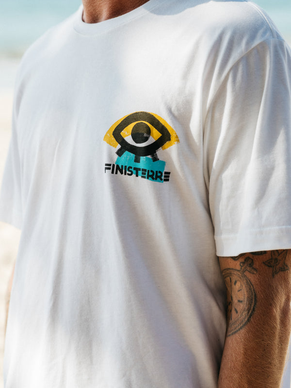 Finisterre Men's Factory Surf T-Shirt White