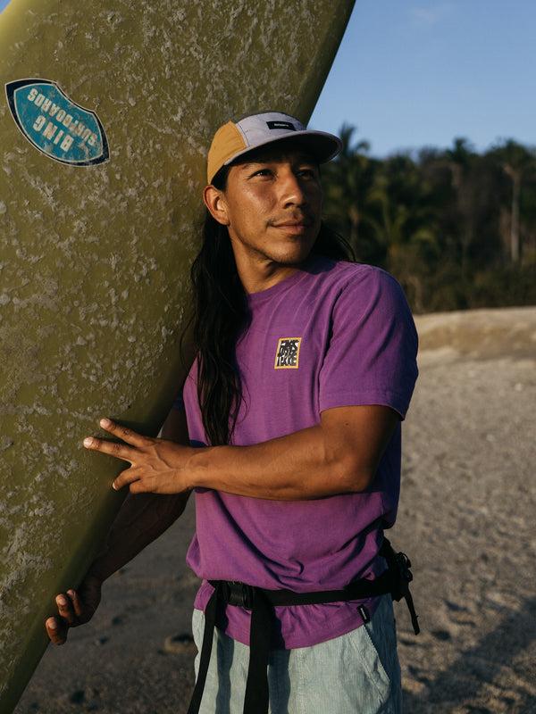 finisterre Men's Finitype T-Shirt Amethyst