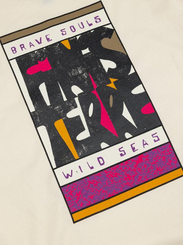 Finisterre Men's Finitype T-Shirt Ecru