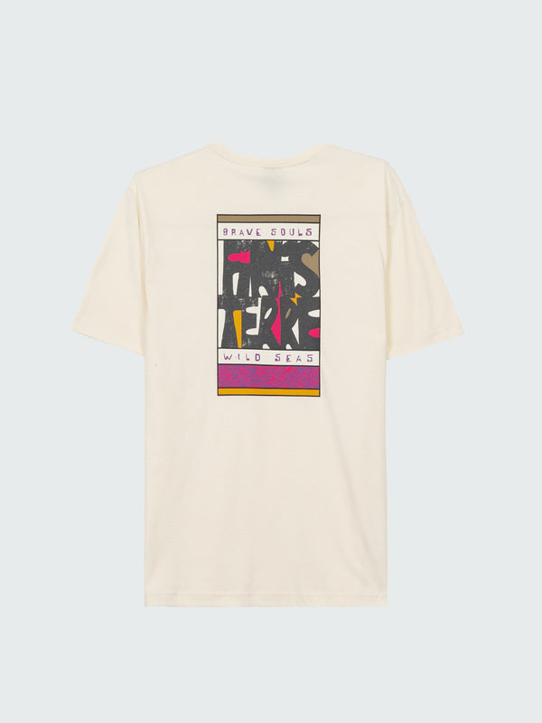 finisterre Men's Finitype T-Shirt Ecru