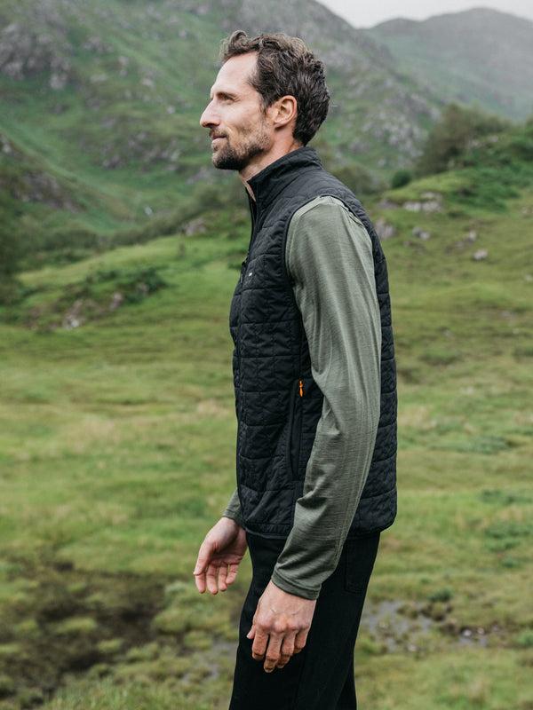 Finisterre Men's Firecrest Gilet Black