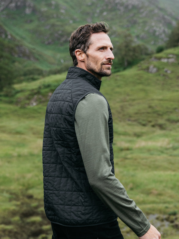 Finisterre Men's Firecrest Gilet Black