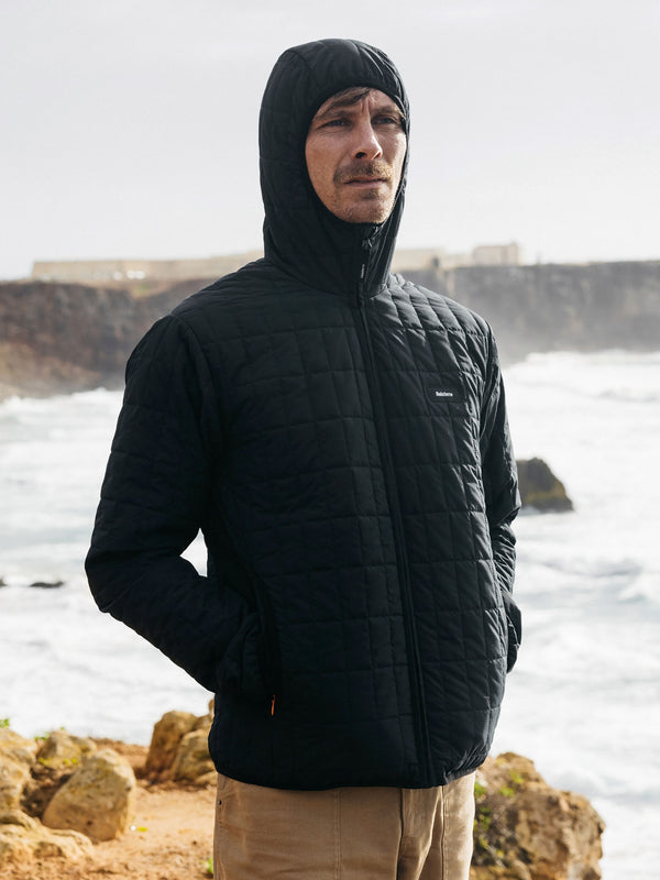 Finisterre Men's Firecrest Hooded Jacket Black