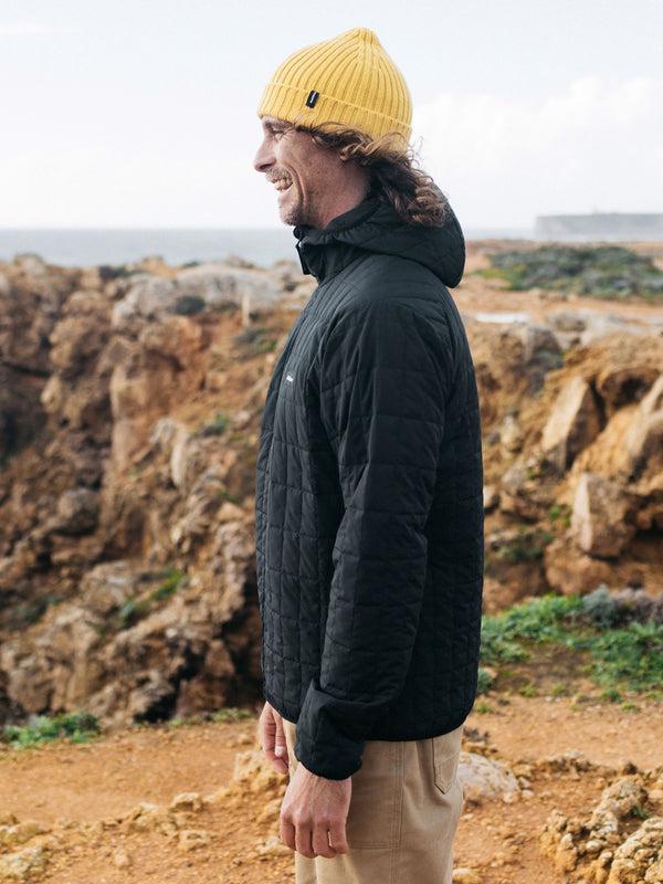 Finisterre Men's Firecrest Hooded Jacket Black