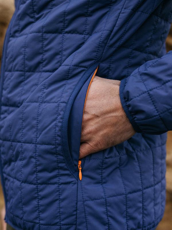 Finisterre Men's Firecrest Hooded Jacket Midnight