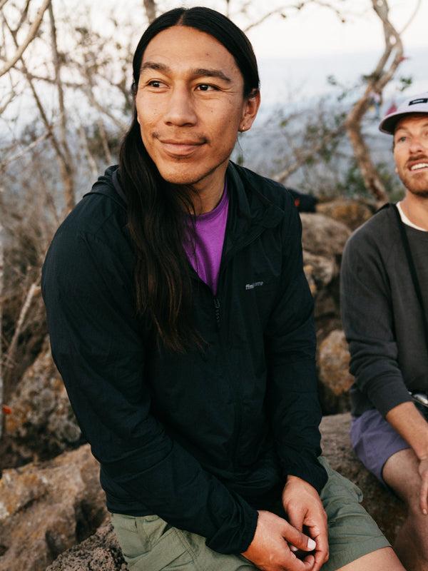 finisterre Men's Forecast Windcheater Jacket Black