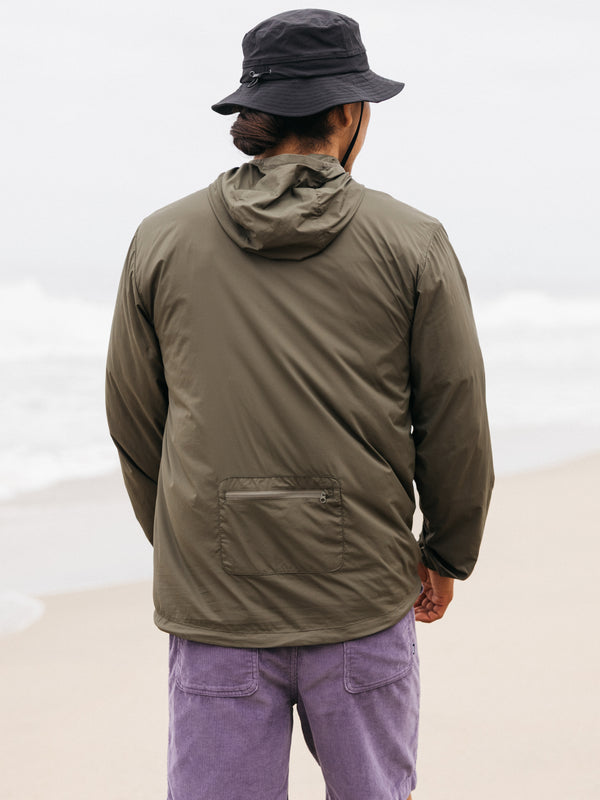Finisterre Men's Forecast Windcheater Jacket Olive