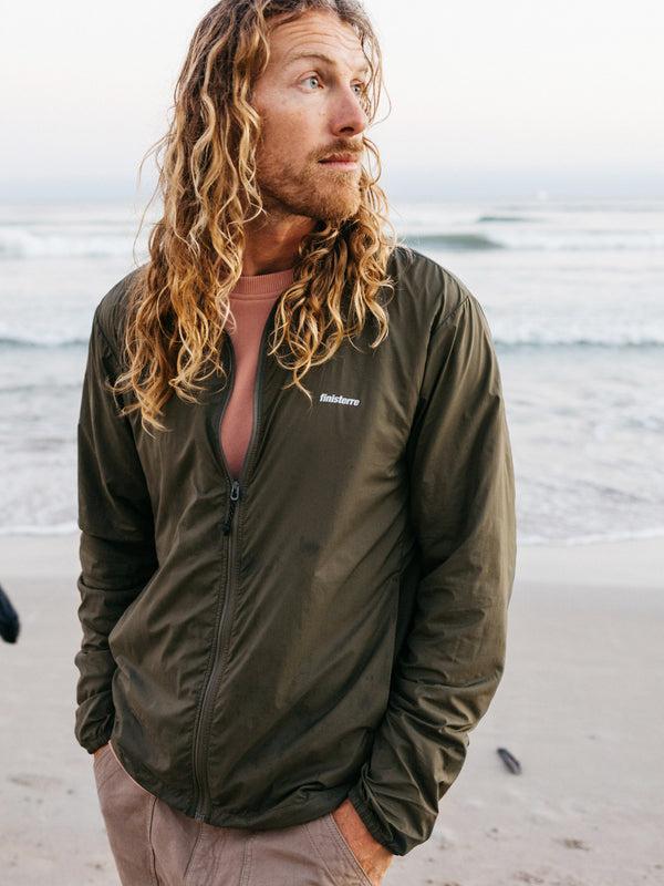 finisterre Men's Forecast Windcheater Jacket Olive