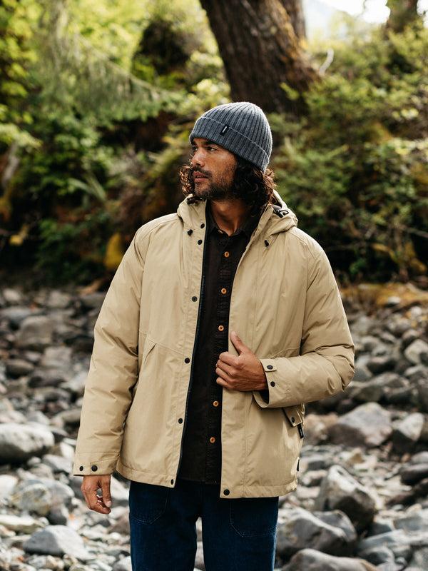 Finisterre Men's Forth Waterproof Jacket Flint