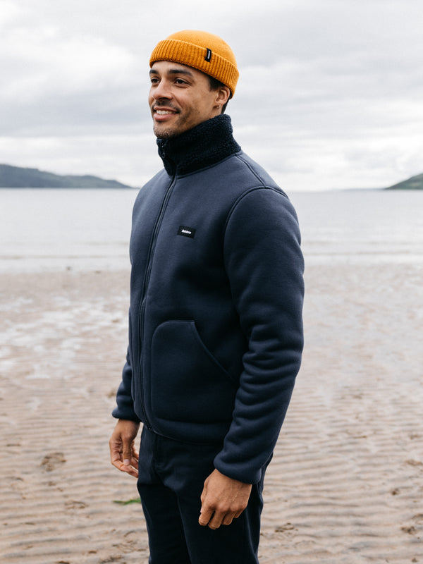 Finisterre Men's Goodwin Fleece Navy