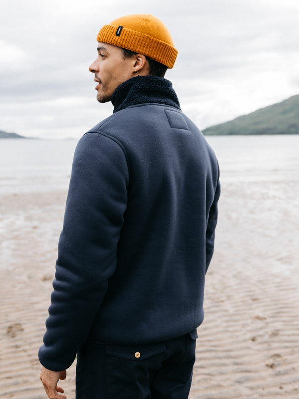 Finisterre Men's Goodwin Fleece Navy