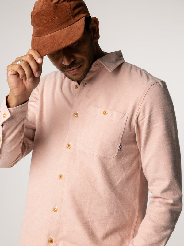 Finisterre Men's Gylly Shirt Canyon Pink