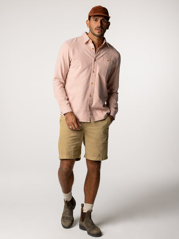 Finisterre Men's Gylly Shirt Canyon Pink