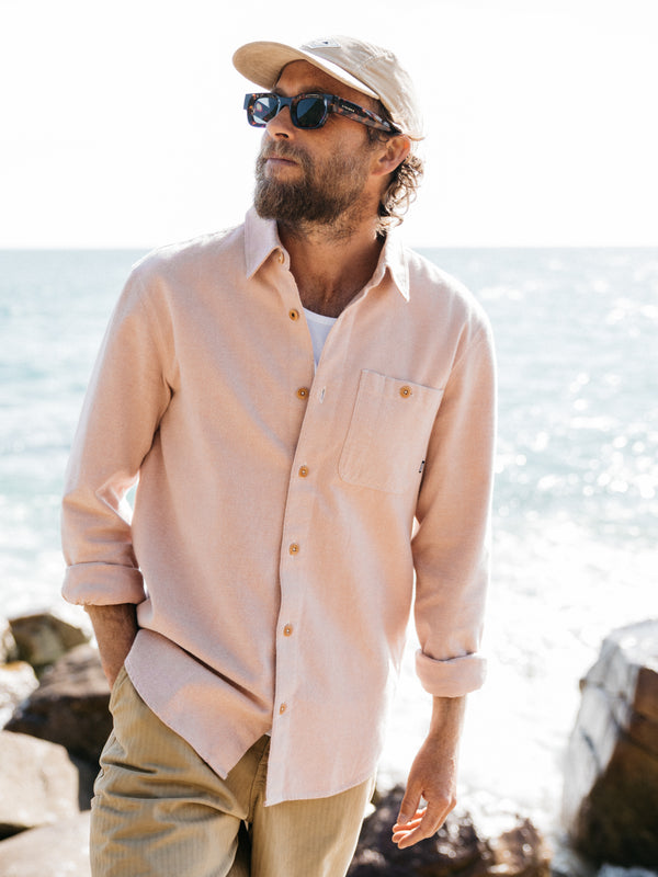 finisterre Men's Gylly Shirt Canyon Pink
