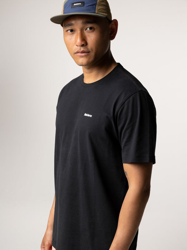 finisterre Men's Harlyn Logo T-Shirt Black