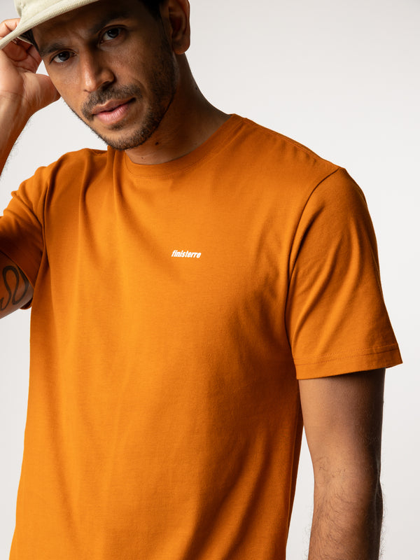 finisterre Men's Harlyn Logo T-Shirt Copper