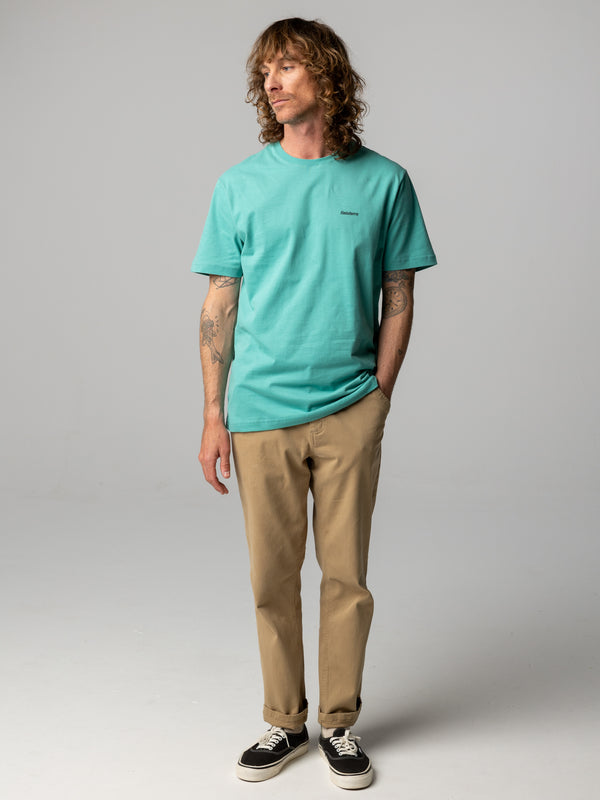 finisterre Men's Harlyn Logo T-Shirt Emerald