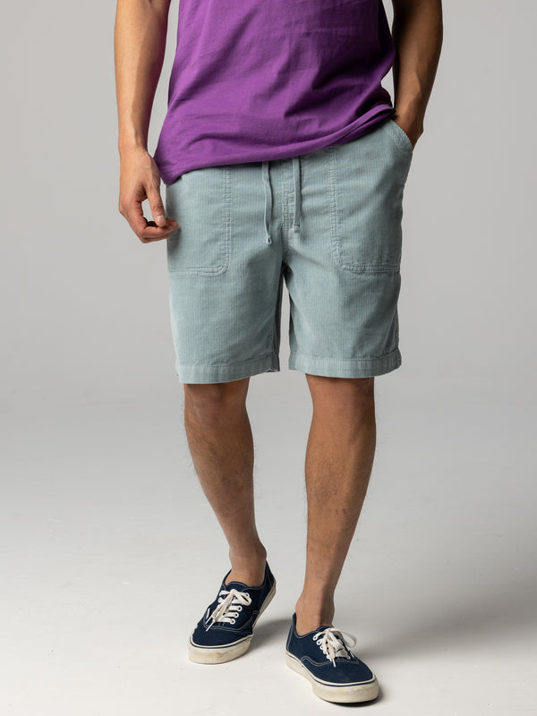 Finisterre Men's Jetty Cord Short Blue Stone