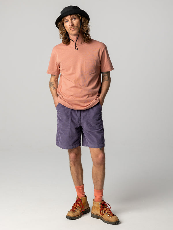 Finisterre Men's Jetty Cord Short Violet Sky