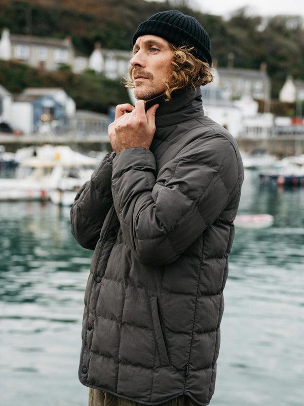 Finisterre Men's Lapwing Shirt Raven