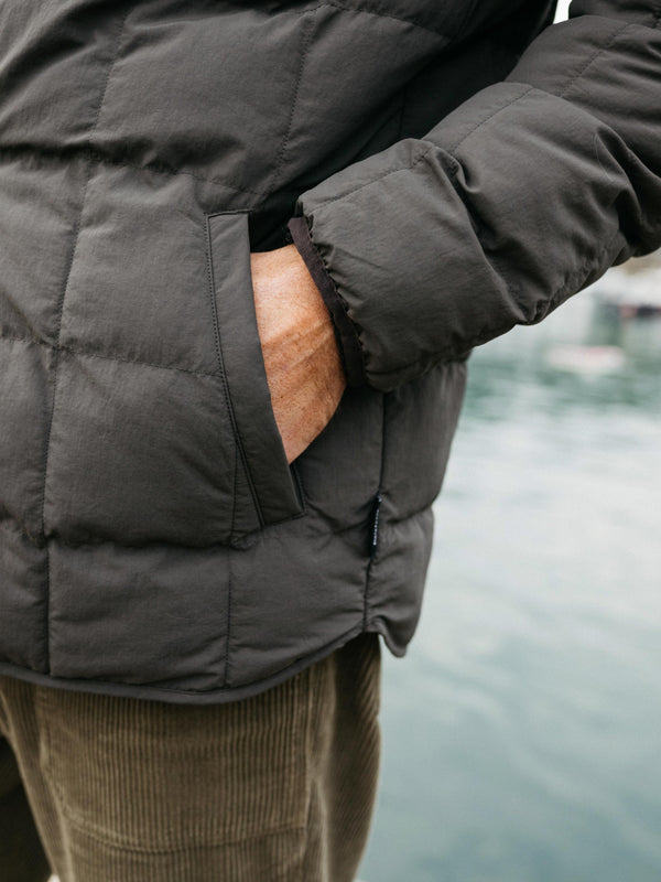 Finisterre Men's Lapwing Shirt Raven