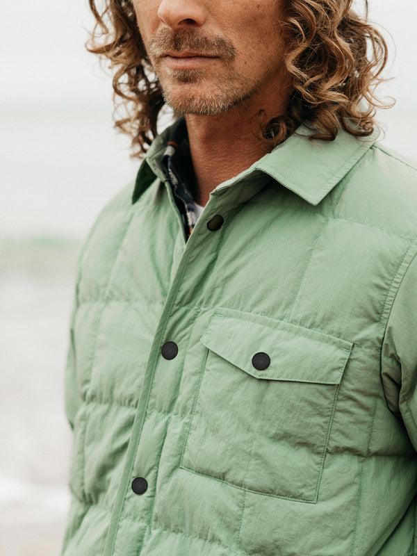 Finisterre Men's Lapwing Shirt Wild Sage