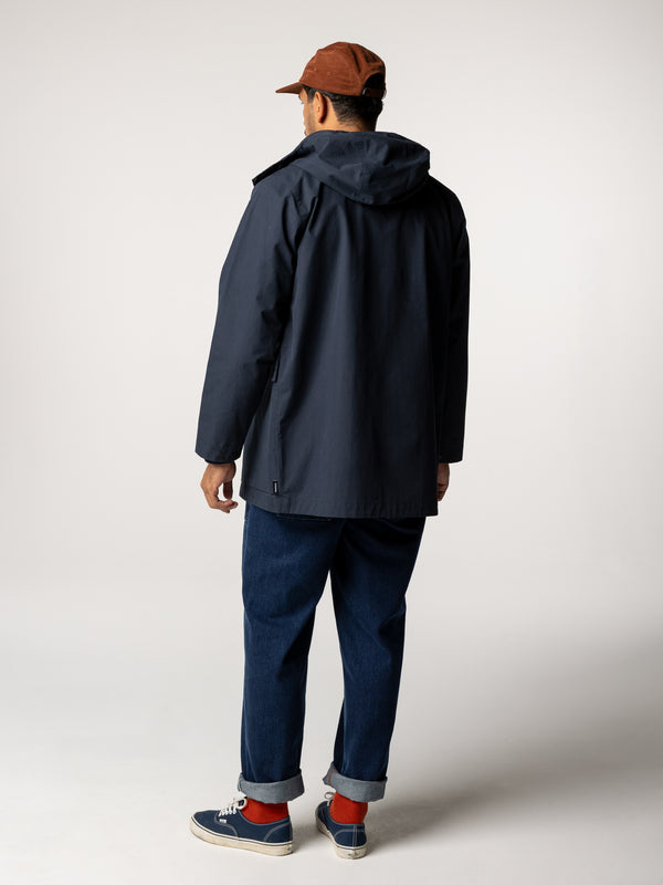 Finisterre Men's Litus Waterproof Jacket Navy
