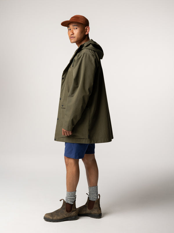 finisterre Men's Litus Waterproof Jacket Olive