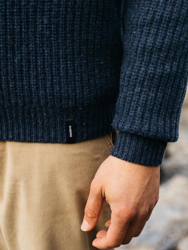 Finisterre Men's Mora Knit Jumper Navy