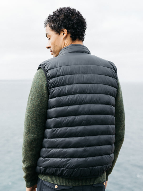 Finisterre Men's Nimbus Insulated Gilet Black