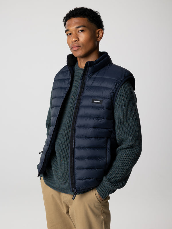 Finisterre Men's Nimbus Insulated Gilet Navy