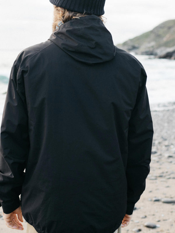Finisterre Men's Rainbird Waterproof Jacket Black