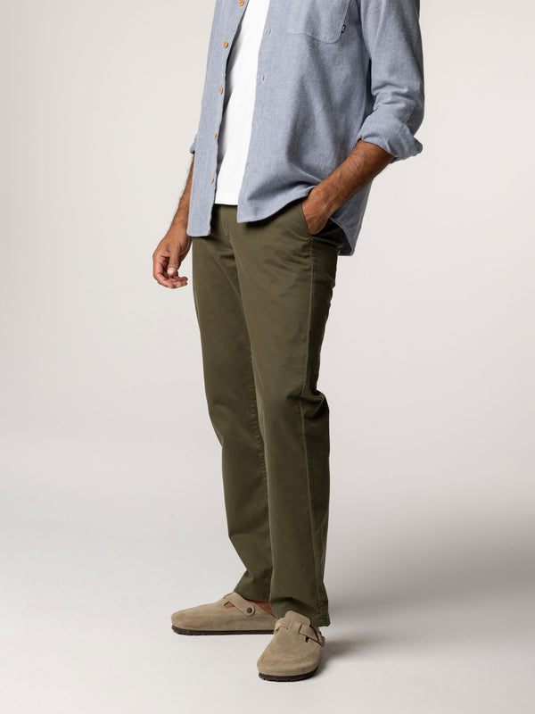 finisterre Men's Rincon Straight Fit Chino Olive