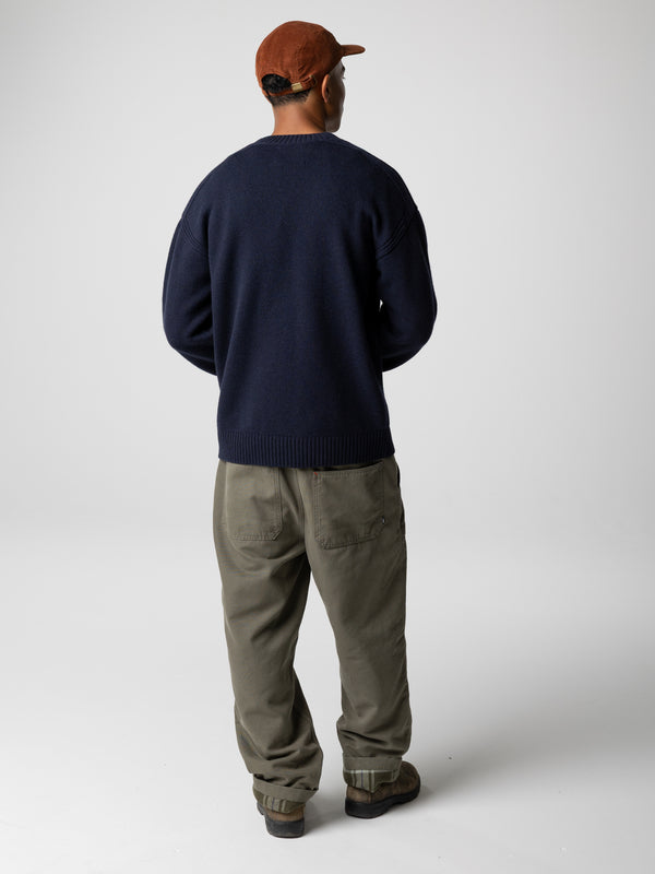 Finisterre Men's RNLI Polperro Jumper Navy