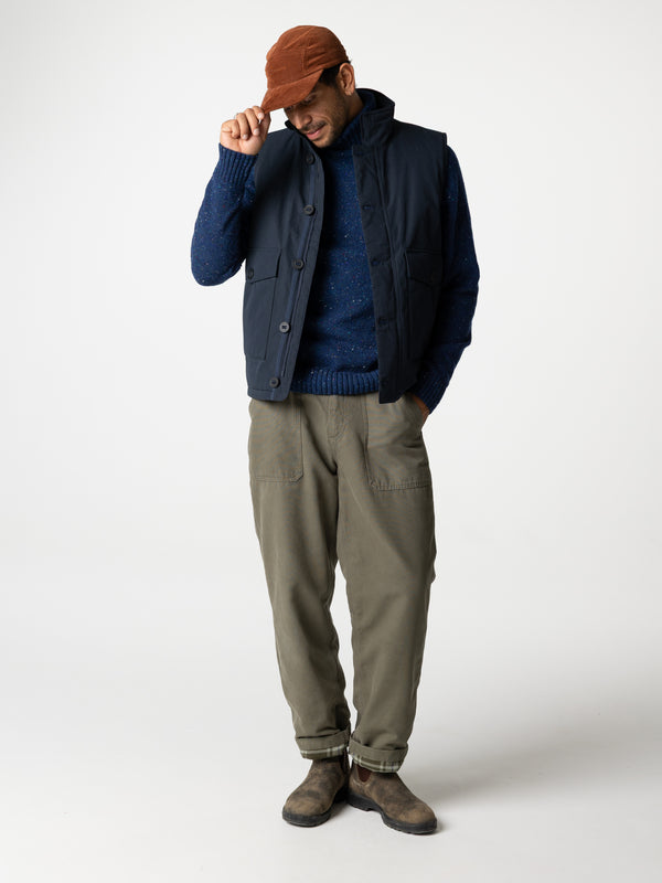 Finisterre Men's Shipyard Insulated Gilet Navy