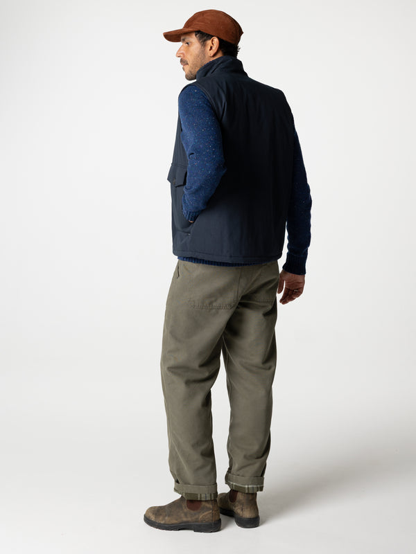 Finisterre Men's Shipyard Insulated Gilet Navy
