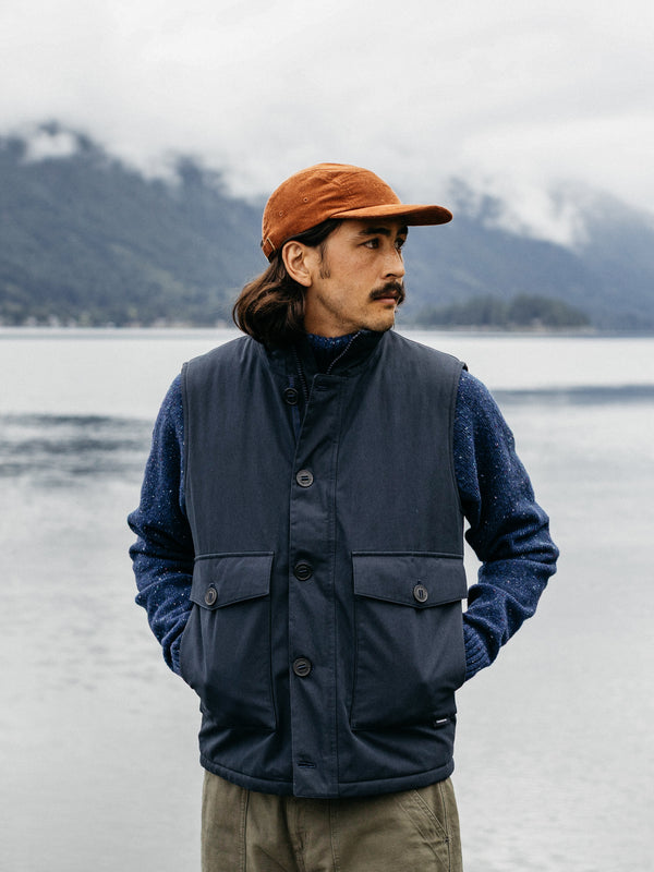 finisterre Men's Shipyard Insulated Gilet Navy