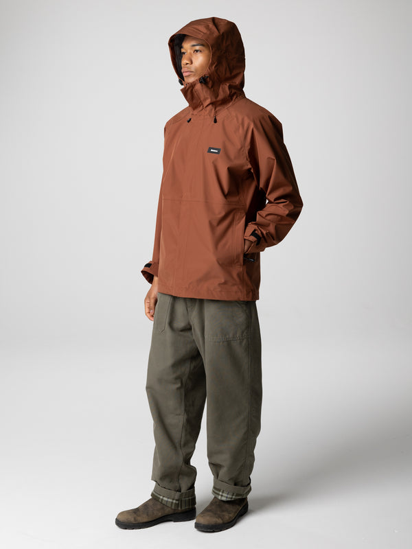 Finisterre Men's Skybird Waterproof Jacket Pecan