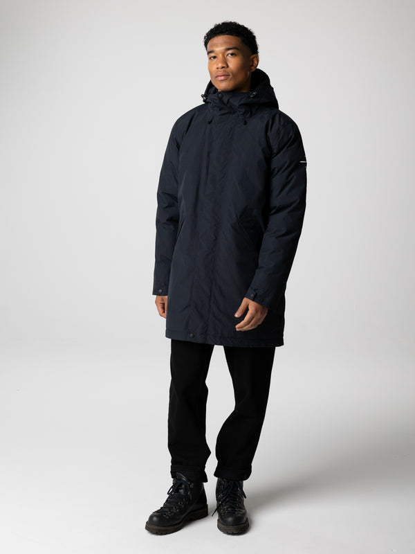 Finisterre Men's Solway Waterproof Parka Black