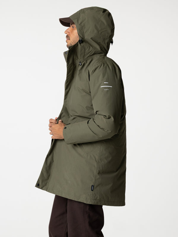 Finisterre Men's Solway Waterproof Parka Olive