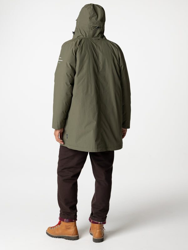 Finisterre Men's Solway Waterproof Parka Olive