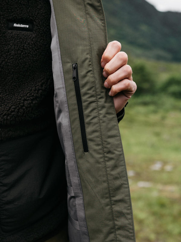 Finisterre Men's Stormbird Waterproof Jacket Olive