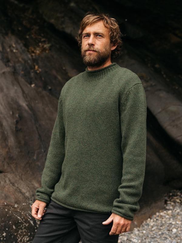 finisterre Men's Taran Jumper Olive